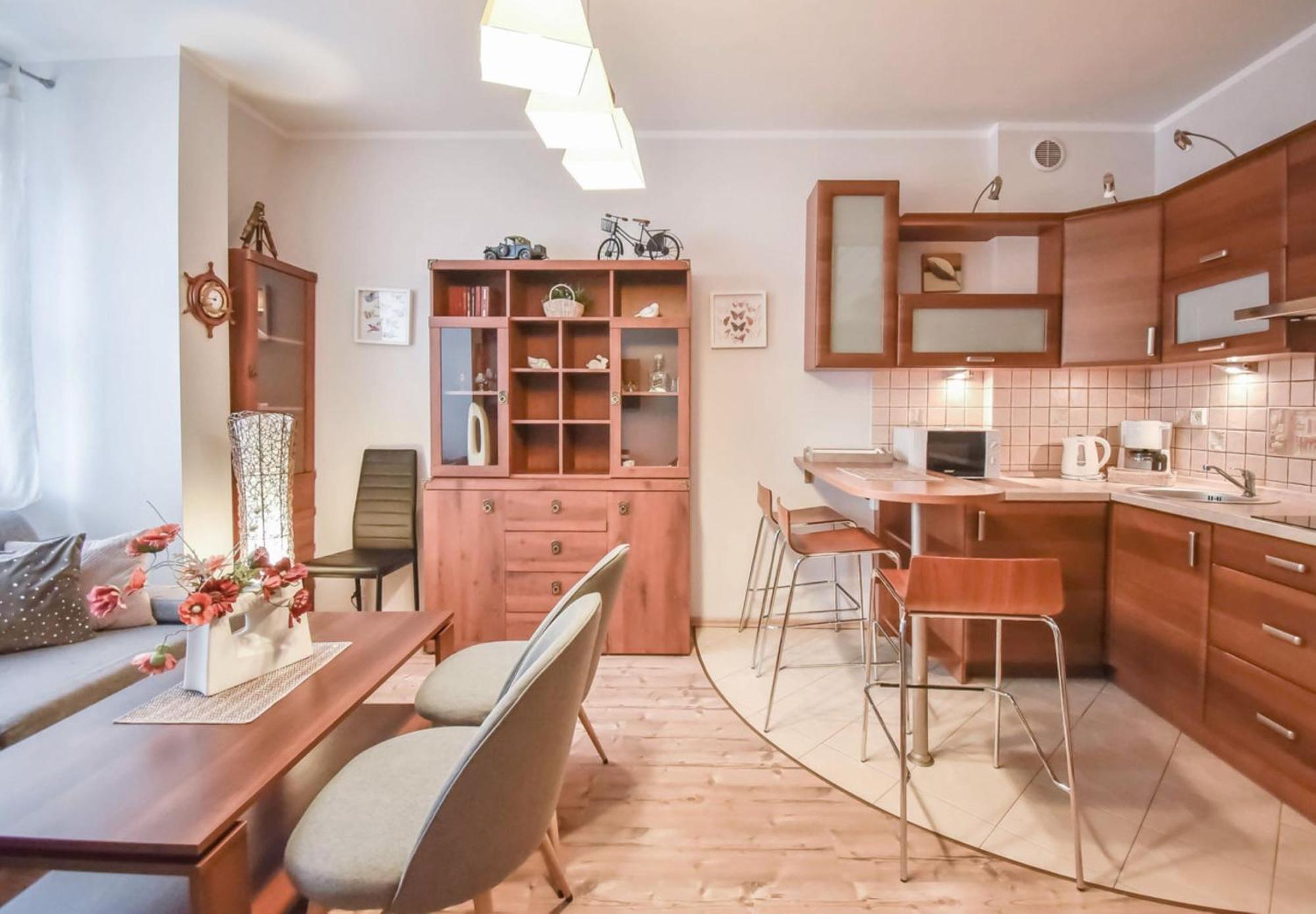 Apartment Przy Promenadzie Trzy Korony Z Sypialnia & Parking - Na Wyspie Swinoujscie